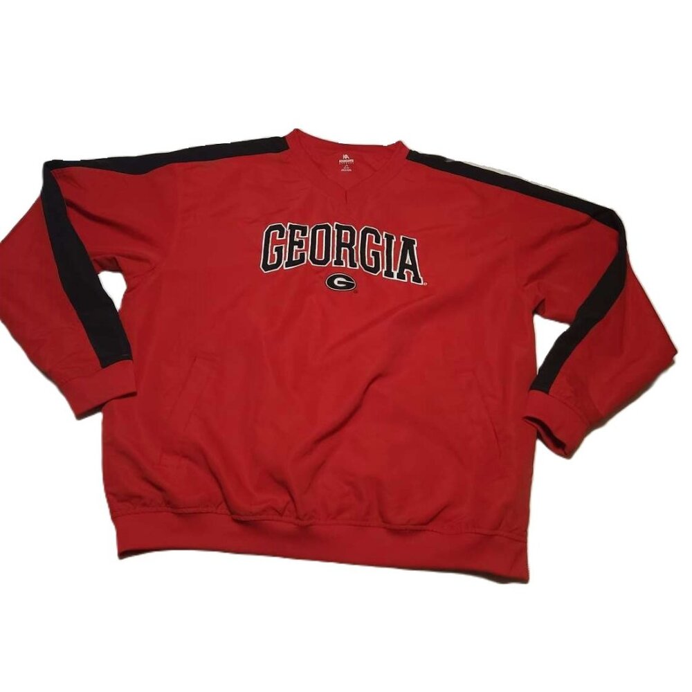 KA Knights Apparel University of Georgia Sweater, Men's Large 42/44, Side Zipper
